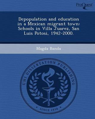 Depopulation and Education in a Mexican Migrant Town: Schools in Villa Juarez (Paperback)