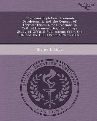 Petroleum Depletion (Paperback)