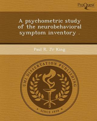 A Psychometric Study of the Neurobehavioral Symptom Inventory (Paperback)