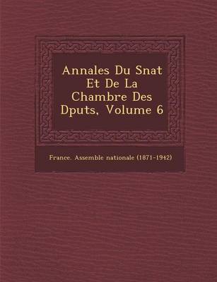 Annales Du S Nat Et de La Chambre Des D Put S, Volume 6 (Paperback)