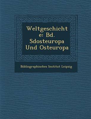 Weltgeschichte: Bd. S Dosteuropa Und Osteuropa (Paperback)