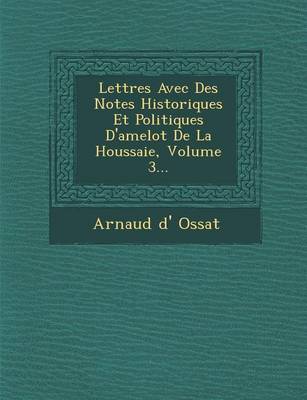 Lettres Avec Des Notes Historiques Et Politiques D'Amelot de La Houssaie, Volume 3... (Paperback)