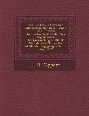 Ber Die Fossile Flora Der Silurischen, Der Devonischen Und Unteren Kohlenformation Oder Des Sogenannten Bergangsgebirges: Mit 12 Steindrucktaff. Bei Der Akademie Eingegangen Den 6. Aug. 1859 (Paperback)