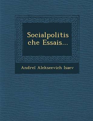 Socialpolitische Essais... (Paperback)