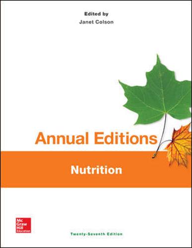 Annual Editions: Nutrition, 27/e (Paperback)