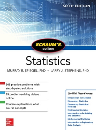 McGraw-Hill Education Schaum's Outline Of Statistics, Sixth Edition