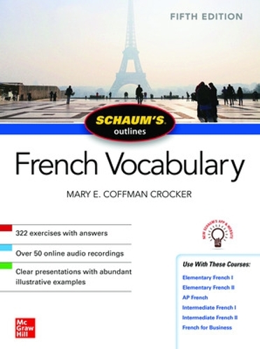 Schaum's Outline of French Vocabulary, Fifth Edition (Paperback)