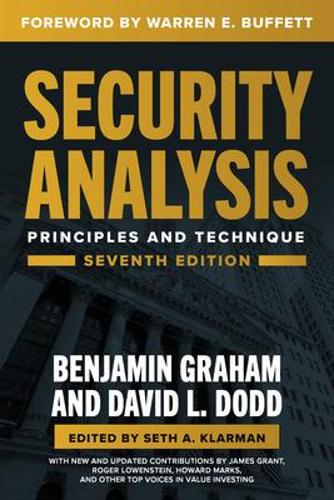 Security Analysis, Seventh Edition: Principles and Techniques by
