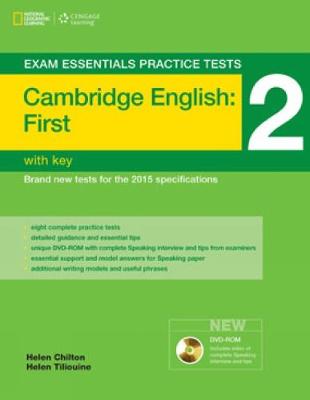 Exam Essentials: Cambridge First Practice Tests 2 w/key + DVD-ROM