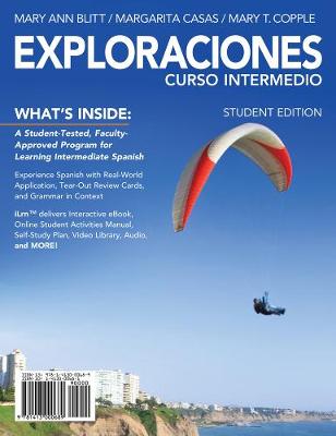 Exploraciones curso intermedio (with iLrn Printed Access Card and Student Activities Manual)