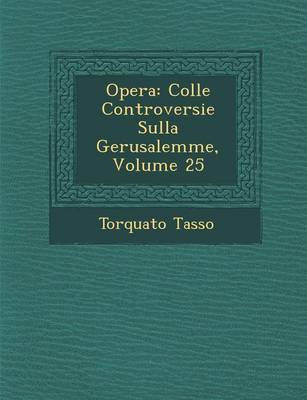 Opera: Colle Controversie Sulla Gerusalemme, Volume 25 (Paperback)