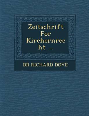 Zeitschrift for Kirchernrecht ... (Paperback)