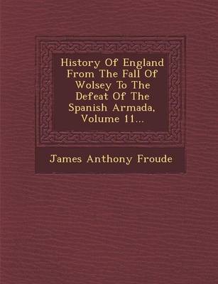 History of England from the Fall of Wolsey to the Defeat of the Spanish Armada, Volume 11... (Paperback)