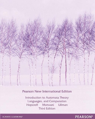 Introduction to Automata Theory, Languages, and Computation: Pearson New International Edition (Paperback)