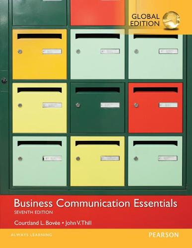 Business Communication Essentials with MyBCommLab, Global Edition ...