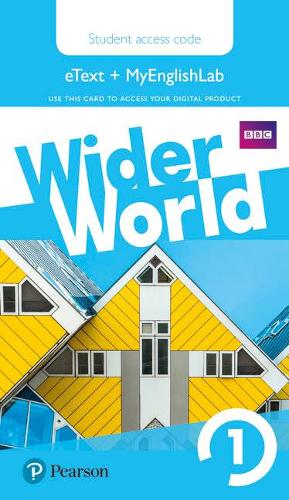 Wider World 1 MyEnglishLab & eBook Students' Access Card - Wider World (Digital product license key)
