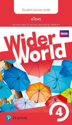 Wider World 4 eBook Students' Access Card - Wider World (Digital product license key)