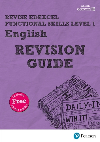 Revise Edexcel Functional Skills English Level 1 Revision Guide: includes online edition - Revise Functional Skills