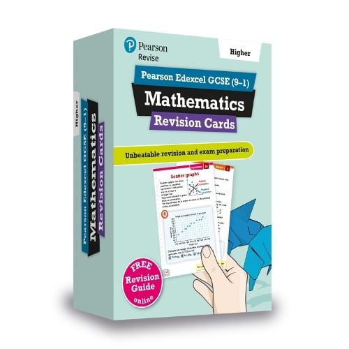 Pearson Revise Edexcel Gcse 9 1 Maths Higher Revision Cards With Free Online Revision Guide By Harry Smith Waterstones