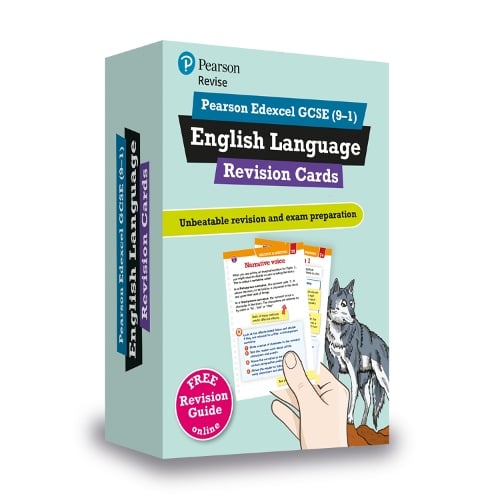 Pearson REVISE Edexcel GCSE English Language Revision Cards (with Free ...