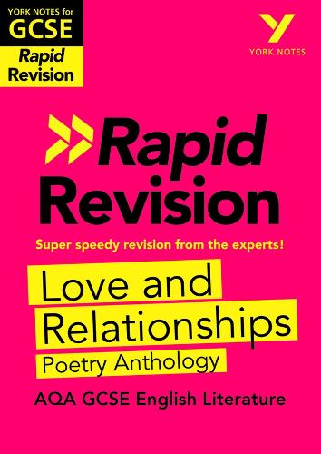 York Notes For AQA GCSE Rapid Revision: Love And Relationships AQA ...