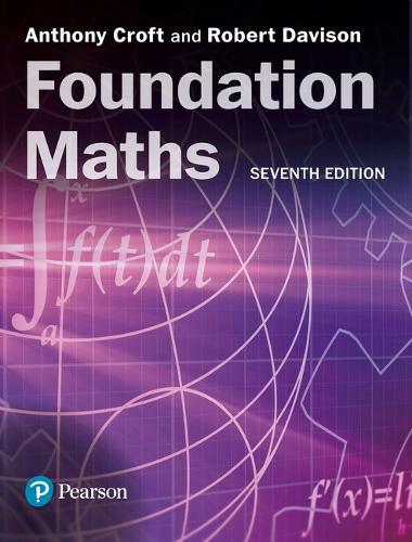 Pearson Education Limited Foundation Maths