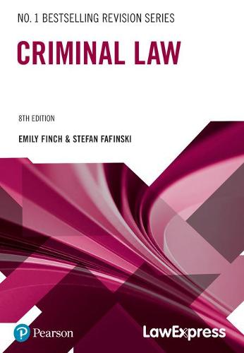 Law Express: Criminal Law by Stefan Fafinski, Emily Finch | Waterstones