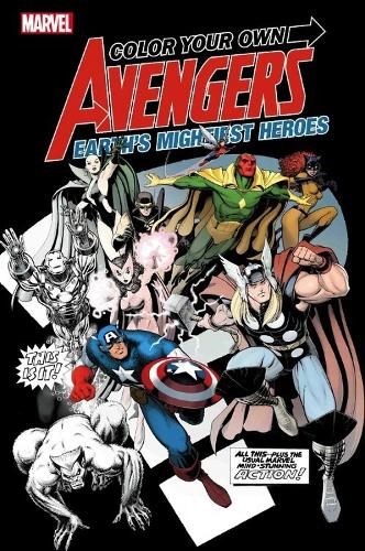 Color Your Own Avengers 2 (Paperback)