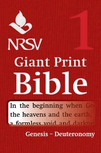 NRSV Giant Print Bible: Genesis - Deuteronomy Volume 1 (Paperback)