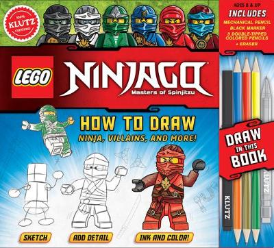 Cover LEGO NINJAGO: How to Draw Ninja, Villains and More - Klutz