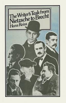 The Writer's Task from Nietzsche to Brecht (Paperback)