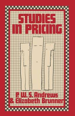 Studies in Pricing (Paperback)