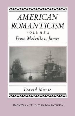 American Romanticism: From Melville to James-The Enduring Excessive - Studies in Romanticism (Paperback)