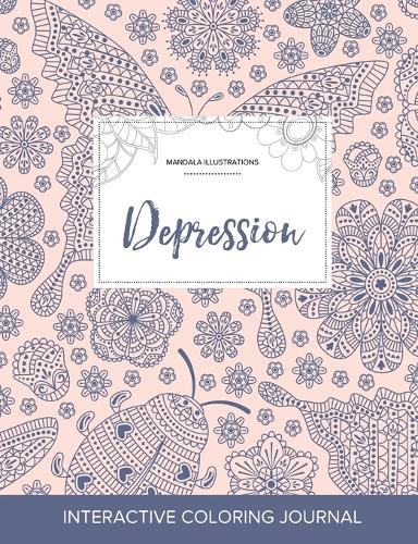 Adult Coloring Journal: Depression (Mandala Illustrations, Ladybug) (Paperback)