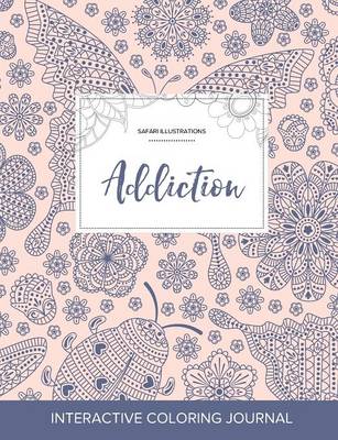 Adult Coloring Journal: Addiction (Safari Illustrations, Ladybug) (Paperback)