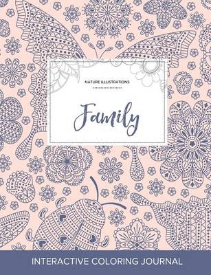 Adult Coloring Journal: Family (Nature Illustrations, Ladybug) (Paperback)