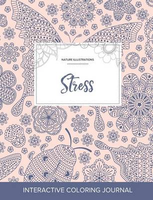 Adult Coloring Journal: Stress (Nature Illustrations, Ladybug) (Paperback)