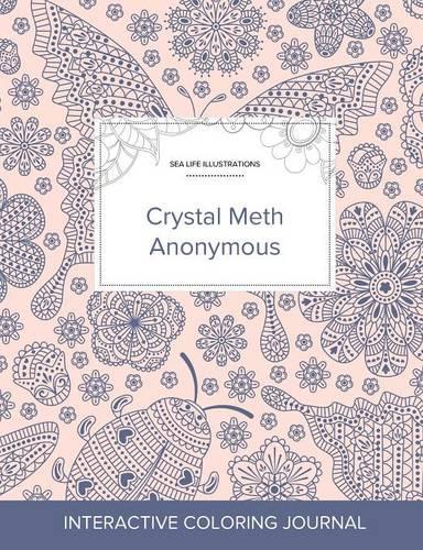 Adult Coloring Journal: Crystal Meth Anonymous (Sea Life Illustrations, Ladybug) (Paperback)