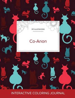 Adult Coloring Journal: Co-Anon (Pet Illustrations, Cats) (Paperback)
