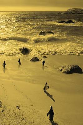Alive! Little Penguin Friends - Yellow Duotone - Photo Art Notebooks (6 X 9 Series) (Paperback)