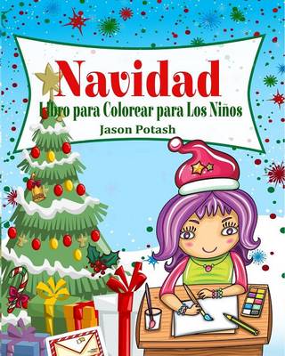Navidad Libro Para Colorear Para Los Ni�os (Paperback)