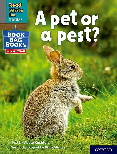 Read Write Inc. Phonics: A pet or a pest? (Grey Set 7 NF Book Bag Book ...