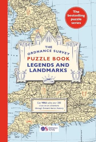The Ordnance Survey Puzzle Book Legends and Landmarks: Pit your wits against Britain's greatest map makers from your own home! (Paperback)