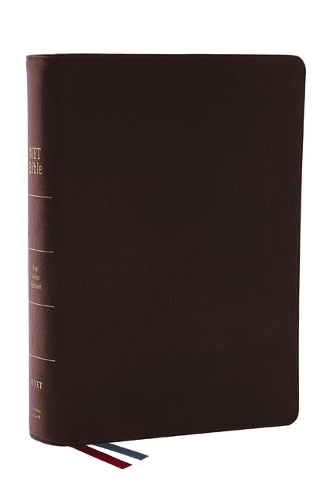 NET Bible, Full Notes Edition (NET, Brown Genuine Leather, Comfort Print, Thumb Indexed): Holy Bible (Leather / fine binding)