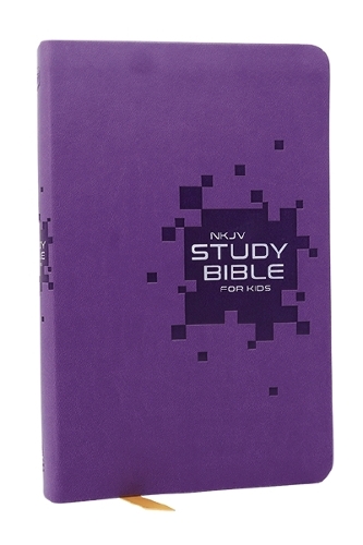 NKJV Study Bible for Kids, Purple Leathersoft: The Premier Study Bible for Kids (Leather / fine binding)