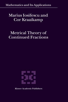 Metrical Theory of Continued Fractions - Mathematics and Its Applications 547 (Hardback)