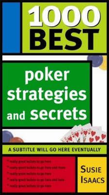 1000 Best Poker Strategies and Secrets (Paperback)