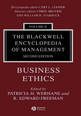The Blackwell Encyclopedia of Management: Business Ethics - Blackwell Encyclopaedia of Management (Hardback)