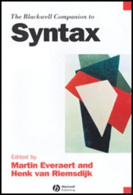 The Blackwell Companion to Syntax Volumes 1-5 Set - The Companions to Linguistics (CNLZ) series (Hardback)