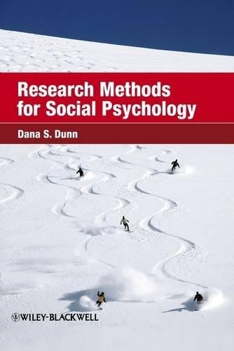 Research Methods for Social Psychology (Hardback)